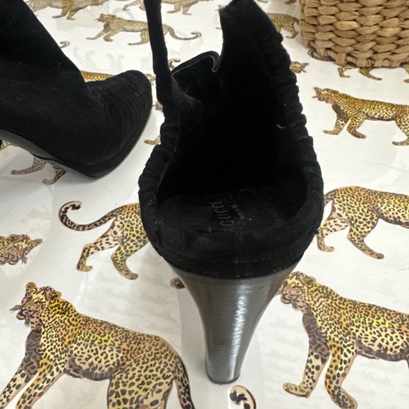 Authentic Gucci suede booties - black size 38 - Picture 5 of 7
